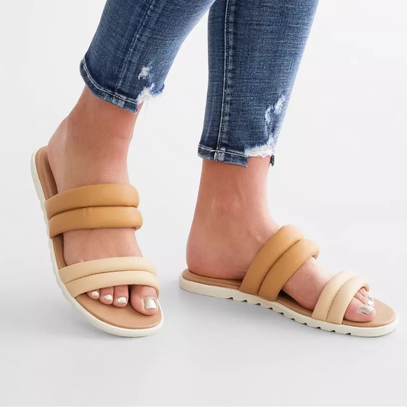 SOREL | Ella II Puff Slide Sandals - Picture 1 of 14